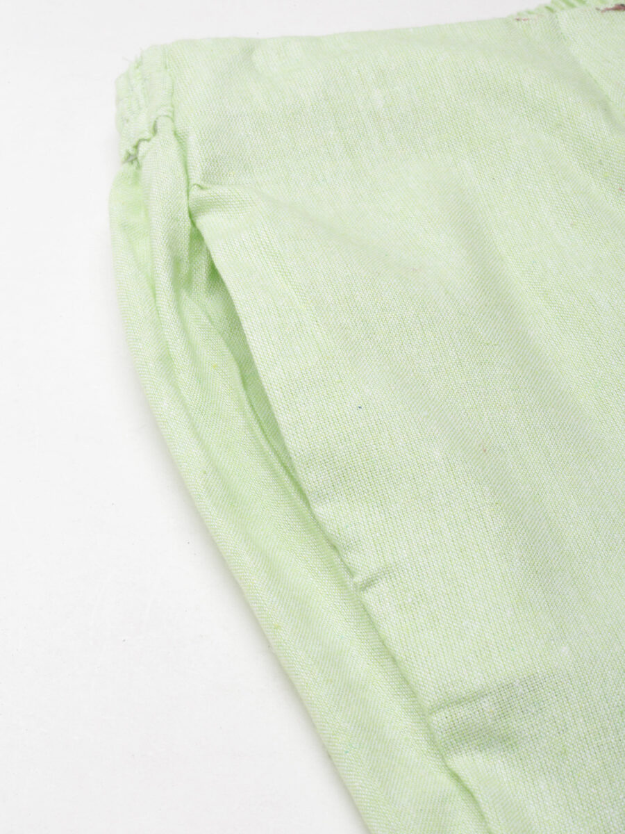 Marcia Green Solid Cotton Regular Trousers - Image 6