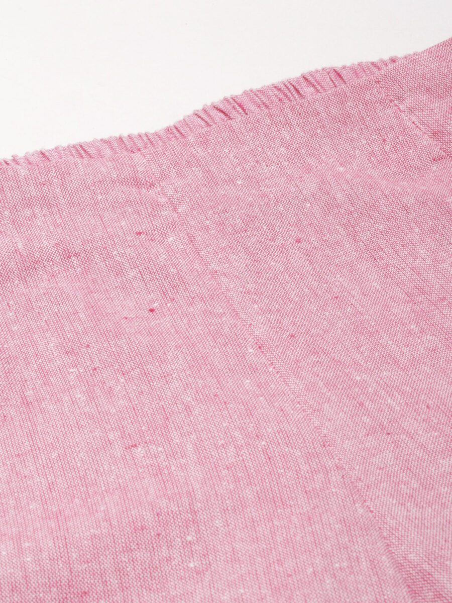 Marcia Pink Solid Cotton Regular Trousers - Image 7