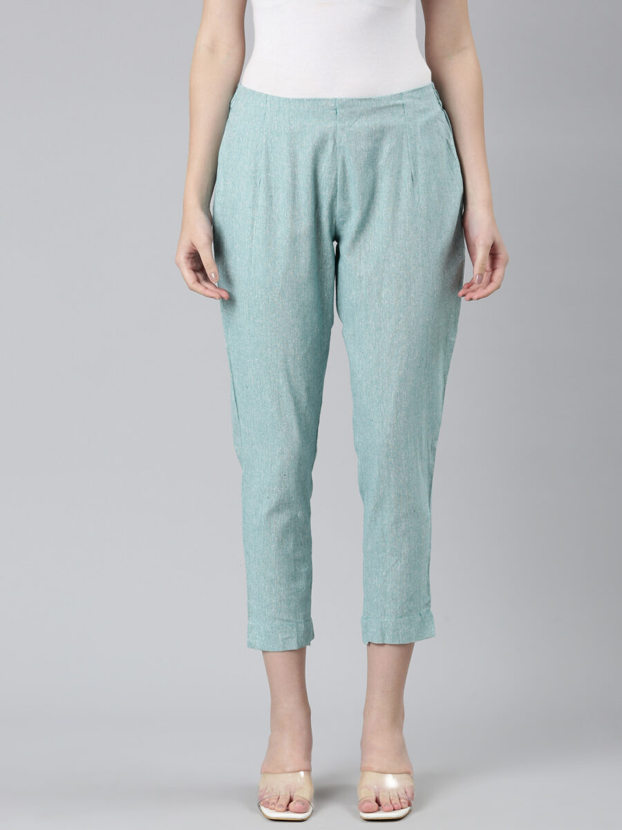 Marcia Turq printed Cotton Regular Trousers - Image 3