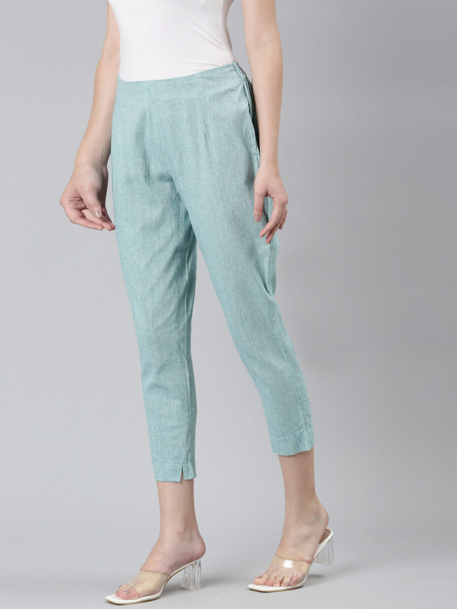 Marcia Turq printed Cotton Regular Trousers - Image 2