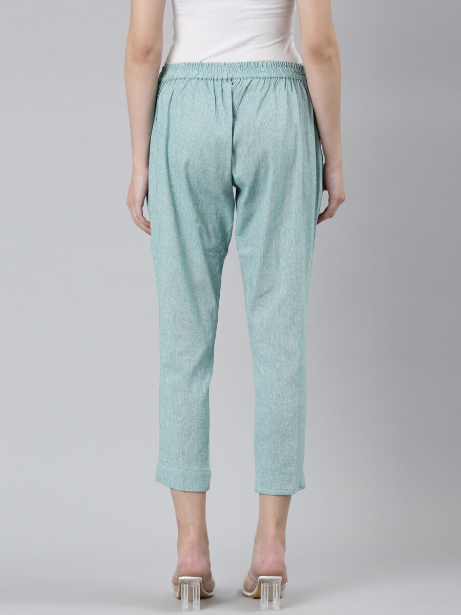Marcia Turq printed Cotton Regular Trousers - Image 4