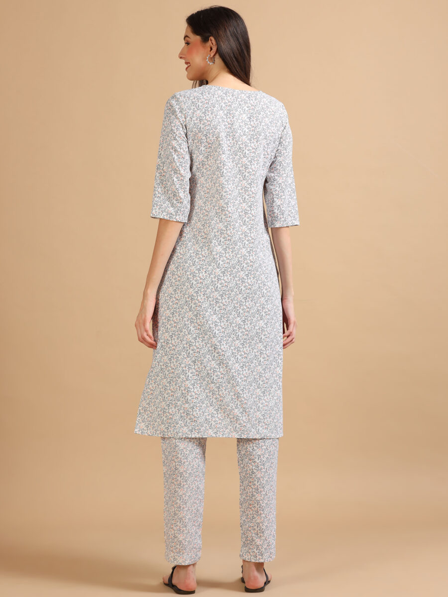 Marcia Multi Printed Cotton Kurta Set - Image 5